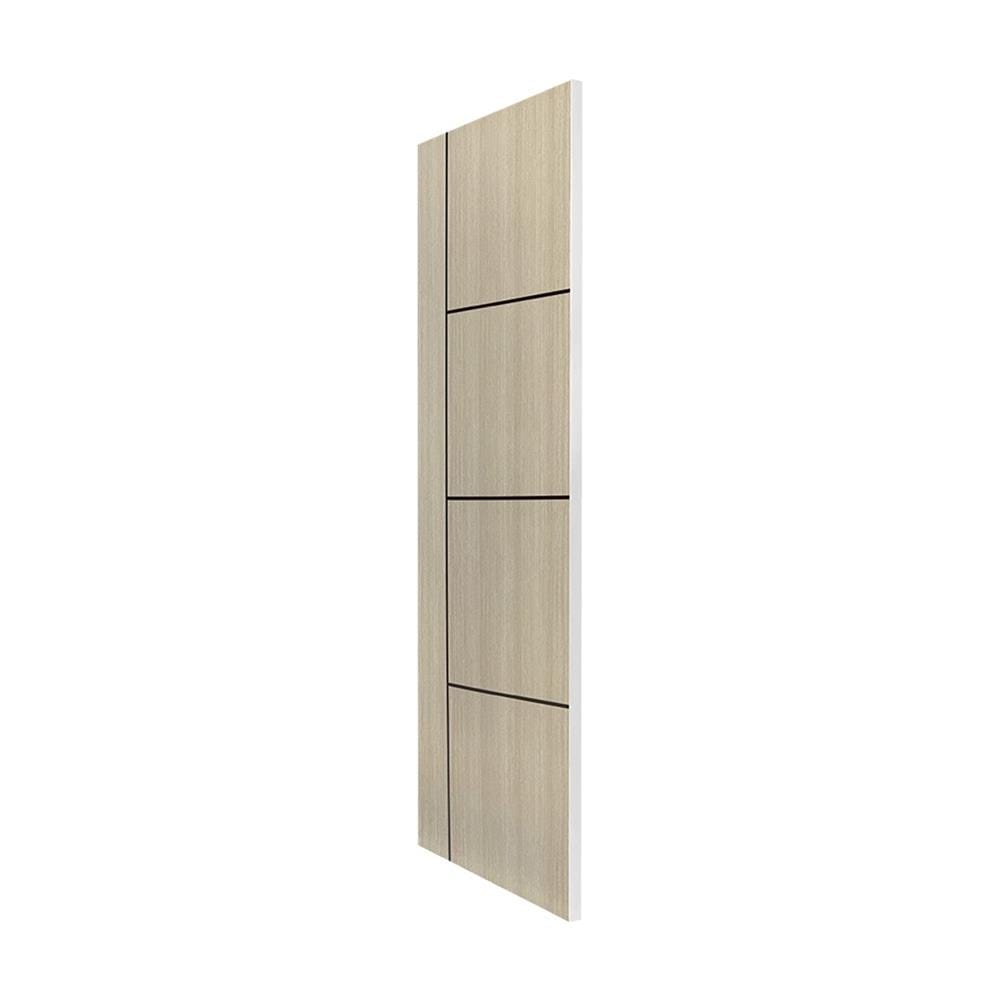 ประตูภายใน UPVC ไม่เจาะลูกบิด NAPA UA24B 90x200 ซม. สีน้ำตาลเข้มลายไม้