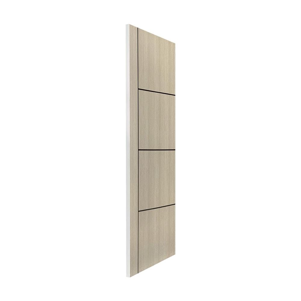 ประตูภายใน UPVC ไม่เจาะลูกบิด NAPA UA24B 90x200 ซม. สีน้ำตาลเข้มลายไม้