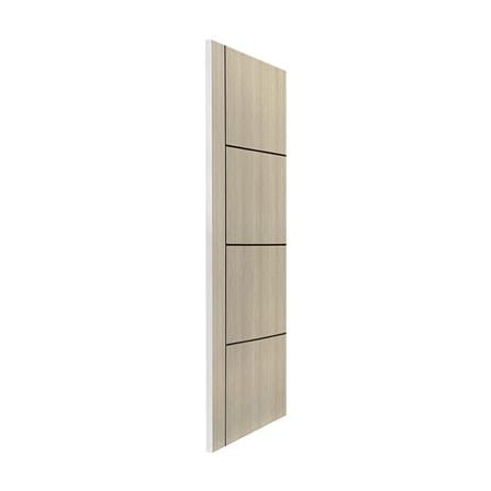 ประตูภายใน UPVC ไม่เจาะลูกบิด NAPA UA24B 90x200 ซม. สีน้ำตาลเข้มลายไม้_2