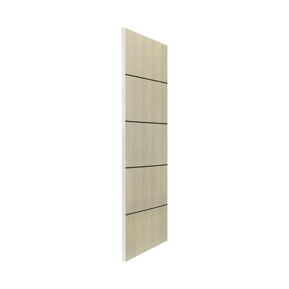 ประตูภายใน UPVC ไม่เจาะลูกบิด NAPA UA5B 90x200 ซม. สีน้ำตาลเข้มลายไม้