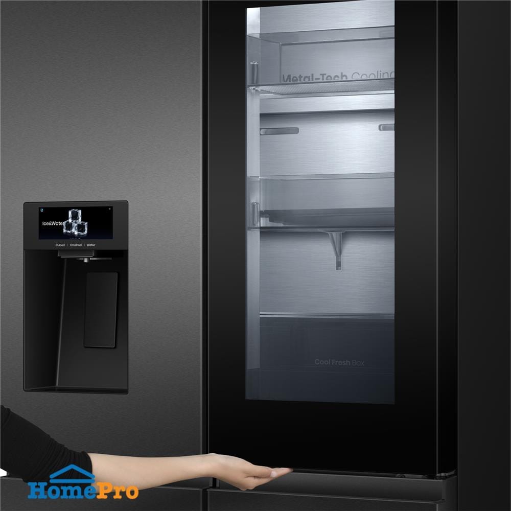 ตู้เย็น MULTI DOOR HISENSE RQ600P7AB 22 คิว สีกระจกดำ อินเวอร์เตอร์