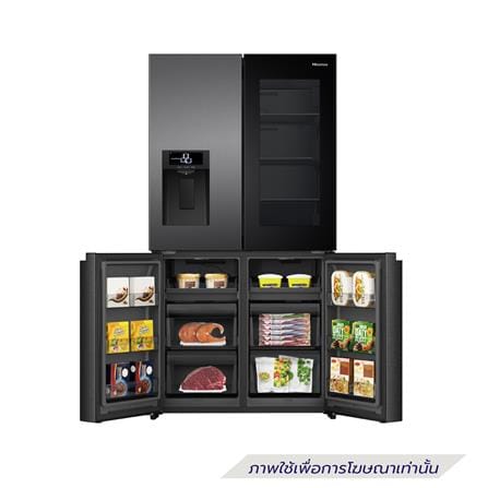 ตู้เย็น MULTI DOOR HISENSE RQ600P7AB 22 คิว สีกระจกดำ อินเวอร์เตอร์_3