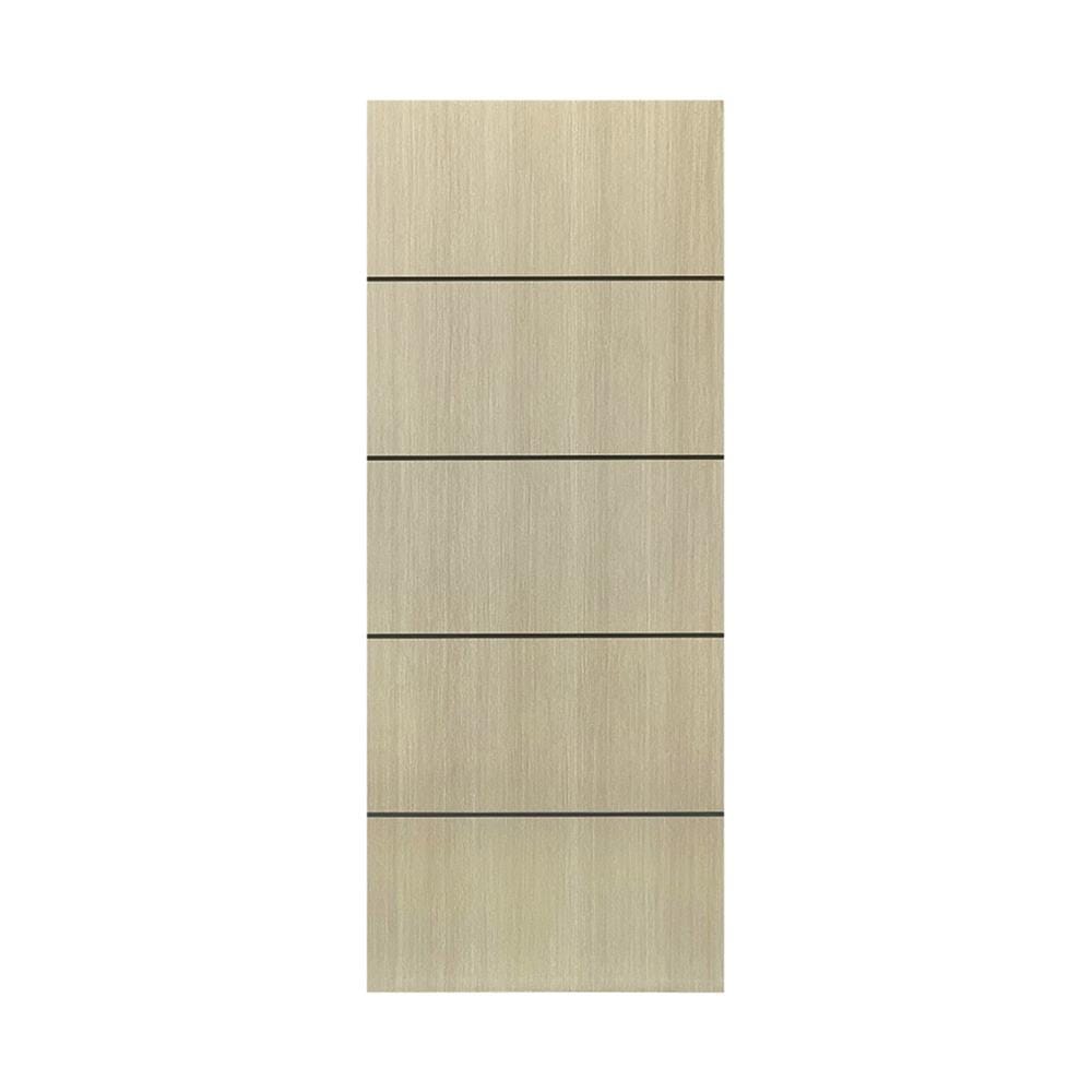ประตูภายใน UPVC ไม่เจาะลูกบิด NAPA UA5B 80x200 ซม. สีน้ำตาลเข้มลายไม้