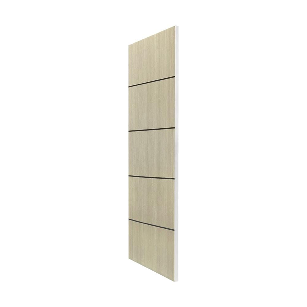 ประตูภายใน UPVC ไม่เจาะลูกบิด NAPA UA5B 80x200 ซม. สีน้ำตาลเข้มลายไม้