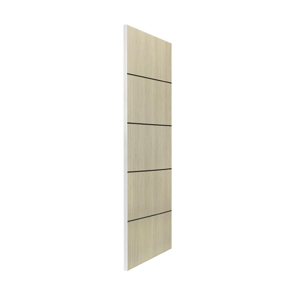 ประตูภายใน UPVC ไม่เจาะลูกบิด NAPA UA5B 80x200 ซม. สีน้ำตาลเข้มลายไม้