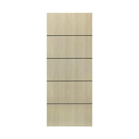 ประตูภายใน UPVC ไม่เจาะลูกบิด NAPA UA5B 80x200 ซม. สีน้ำตาลเข้มลายไม้_0
