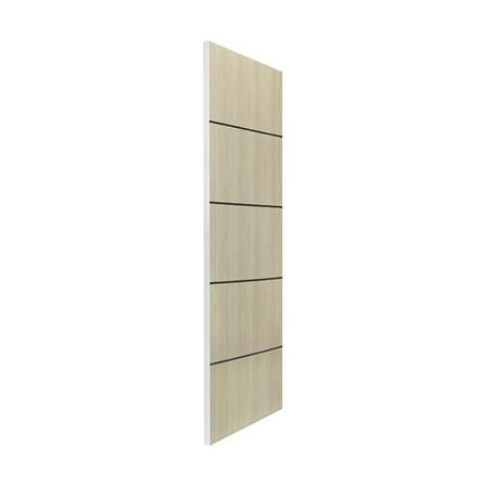 ประตูภายใน UPVC ไม่เจาะลูกบิด NAPA UA5B 80x200 ซม. สีน้ำตาลเข้มลายไม้_2