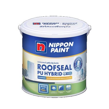 อะคริลิคกันซึม NIPPON PAINT ROOFSEAL PU HYBRID 4 กก. สีเขียว_0
