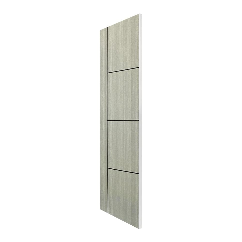 ประตูภายใน UPVC ไม่เจาะลูกบิด NAPA UA24B 80x200 ซม. สีเทาลายไม้