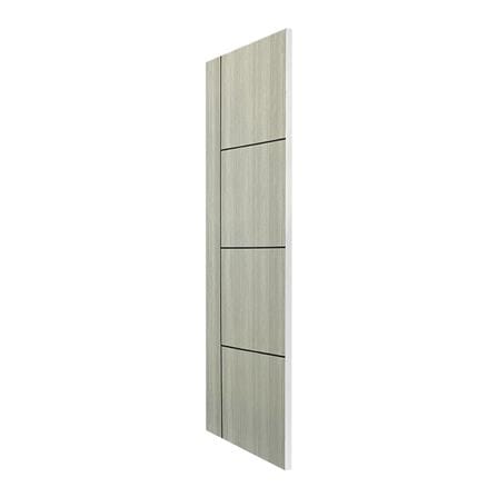 ประตูภายใน UPVC ไม่เจาะลูกบิด NAPA UA24B 80x200 ซม. สีเทาลายไม้_2