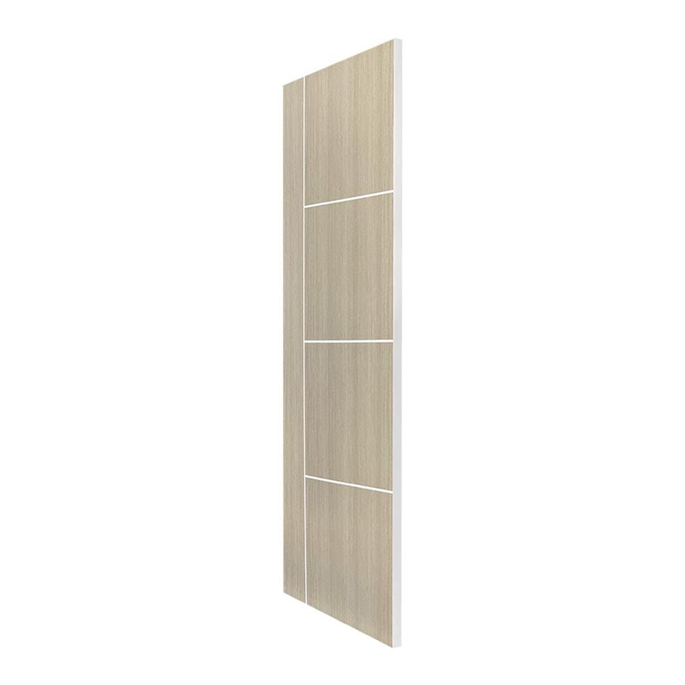 ประตูภายใน UPVC ไม่เจาะลูกบิด NAPA UA24 80x200 ซม. สีน้ำตาลเข้มลายไม้