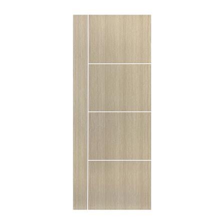 ประตูภายใน UPVC ไม่เจาะลูกบิด NAPA UA24 80x200 ซม. สีน้ำตาลเข้มลายไม้_0