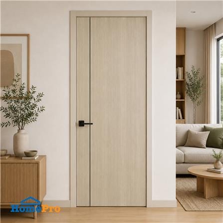 ประตูภายใน UPVC ไม่เจาะลูกบิด NAPA UA2B 80x200 ซม. สีน้ำตาลเข้มลายไม้_3
