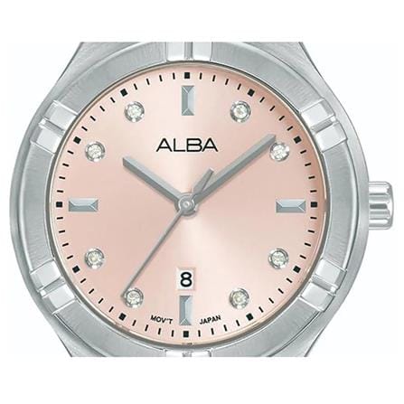 นาฬิกาข้อมือผู้หญิง ALBA รุ่น BOYISH AH7DD3X ขนาด 34 มม. สีชมพูอ่อน_1