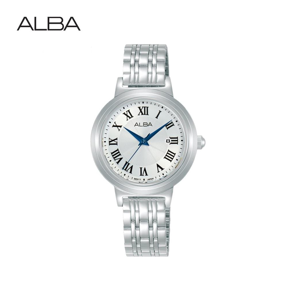 นาฬิกาข้อมือผู้หญิง ALBA รุ่น CASUAL AH7EB7X ขนาด 30 มม. สีขาว