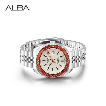 นาฬิกาข้อมือผู้ชาย ALBA รุ่น SPORTIVE AS9T89X ขนาด 43 มม. สีแชมเปญ_3