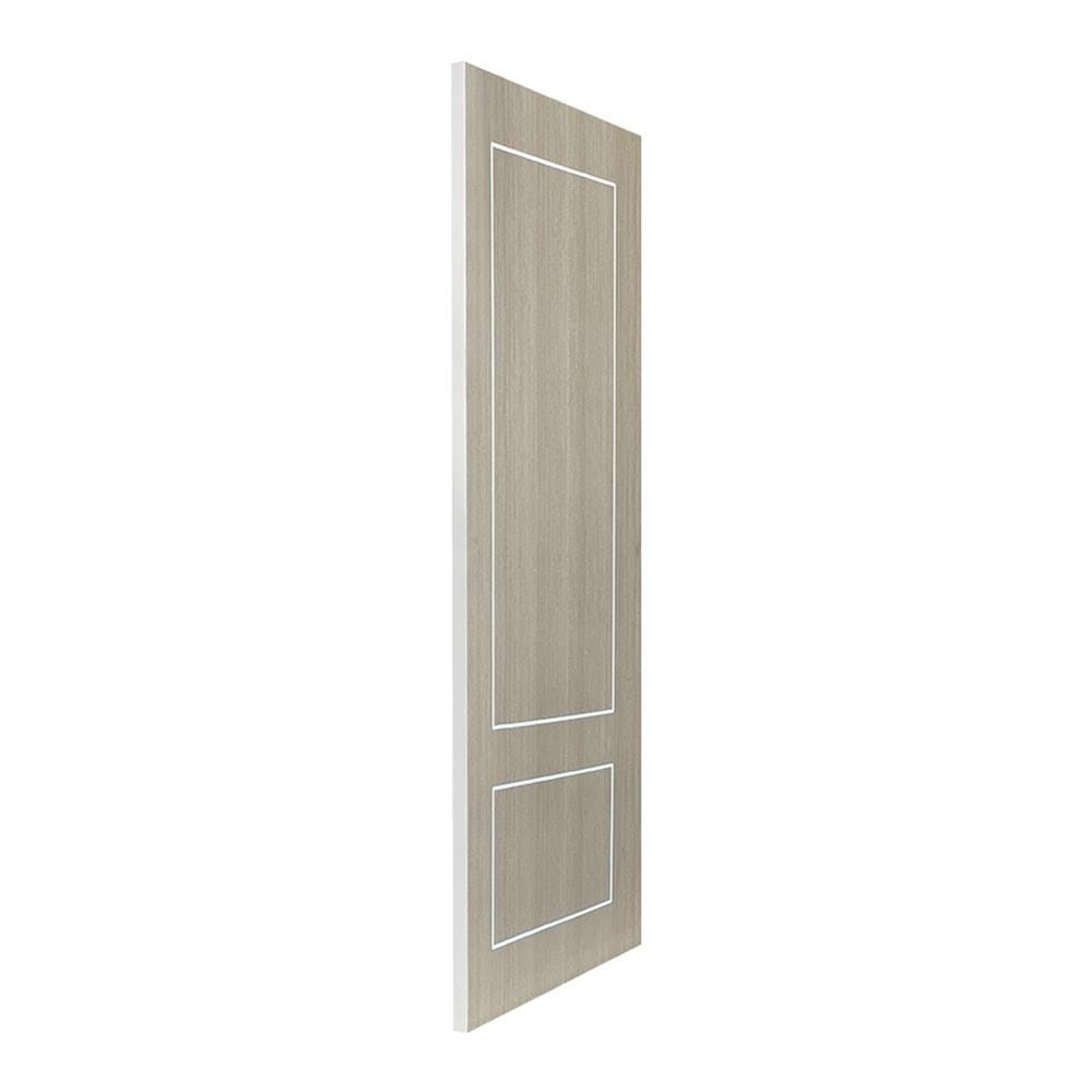 ประตูภายใน UPVC ไม่เจาะลูกบิด NAPA UA13 90x200 ซม. สีน้ำตาลเข้มลายไม้