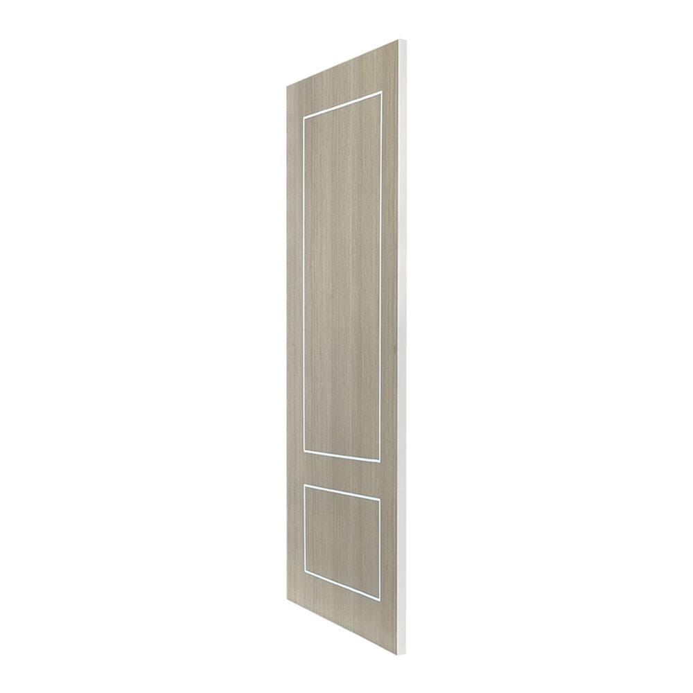 ประตูภายใน UPVC ไม่เจาะลูกบิด NAPA UA13 90x200 ซม. สีน้ำตาลเข้มลายไม้