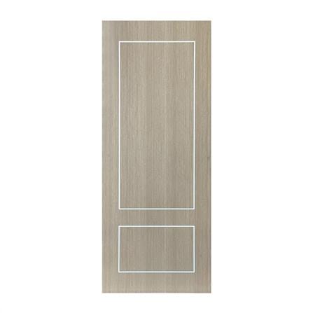 ประตูภายใน UPVC ไม่เจาะลูกบิด NAPA UA13 90x200 ซม. สีน้ำตาลเข้มลายไม้_0
