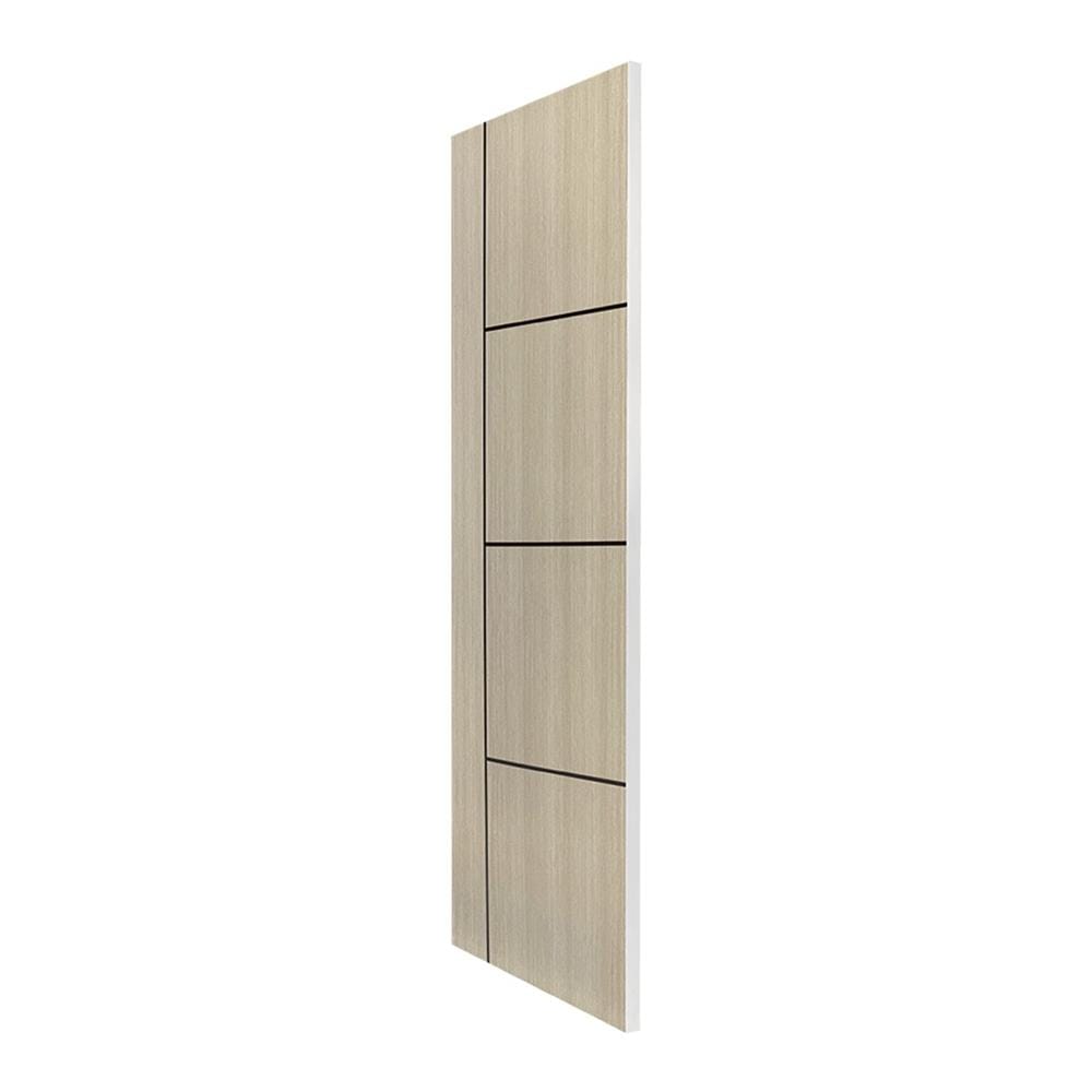 ประตูภายใน UPVC ไม่เจาะลูกบิด NAPA UA24B 80x200 ซม. สีน้ำตาลเข้มลายไม้