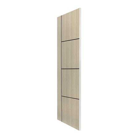 ประตูภายใน UPVC ไม่เจาะลูกบิด NAPA UA24B 80x200 ซม. สีน้ำตาลเข้มลายไม้_2