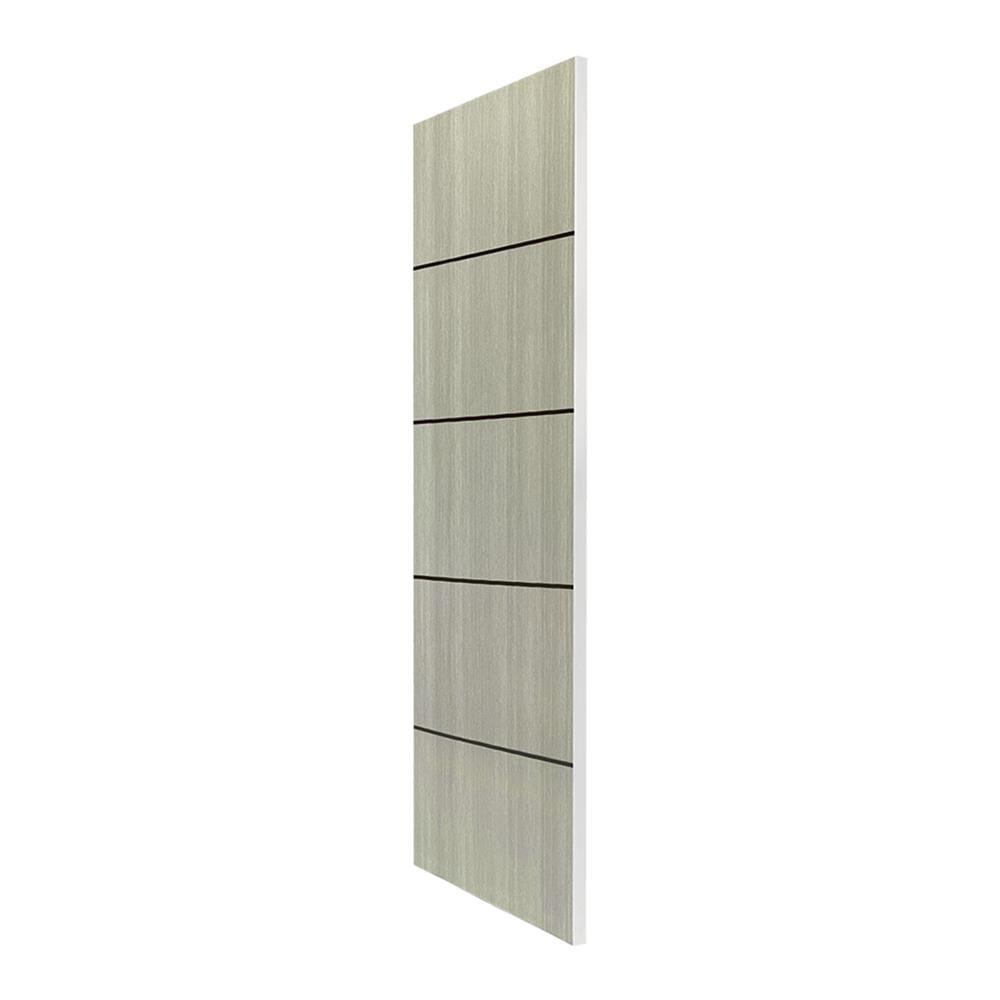 ประตูภายใน UPVC ไม่เจาะลูกบิด NAPA UA5B 90x200 ซม. สีเทาลายไม้
