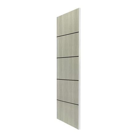 ประตูภายใน UPVC ไม่เจาะลูกบิด NAPA UA5B 90x200 ซม. สีเทาลายไม้_2