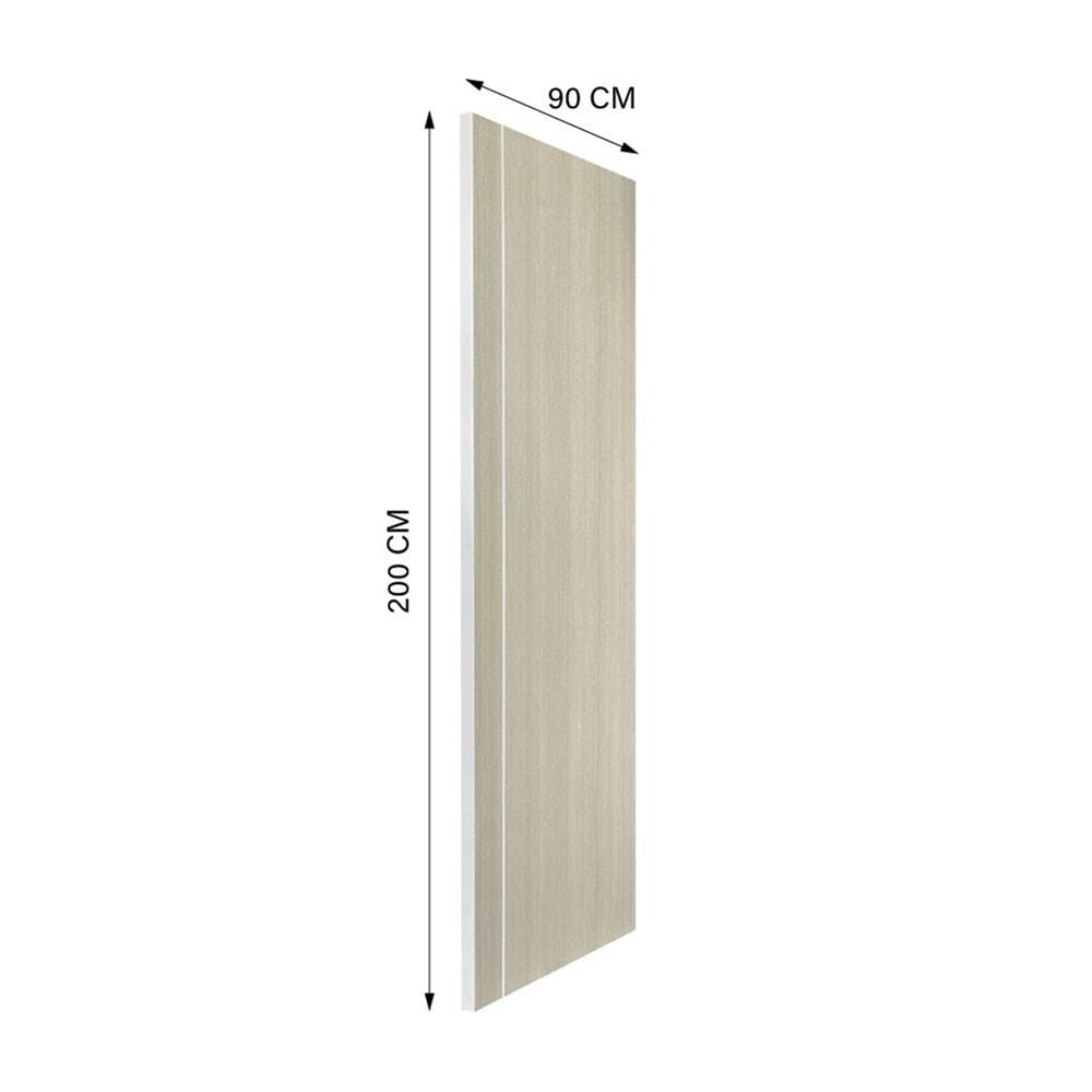 ประตูภายใน UPVC ไม่เจาะลูกบิด NAPA UA2 90x200 ซม. สีน้ำตาลเข้มลายไม้