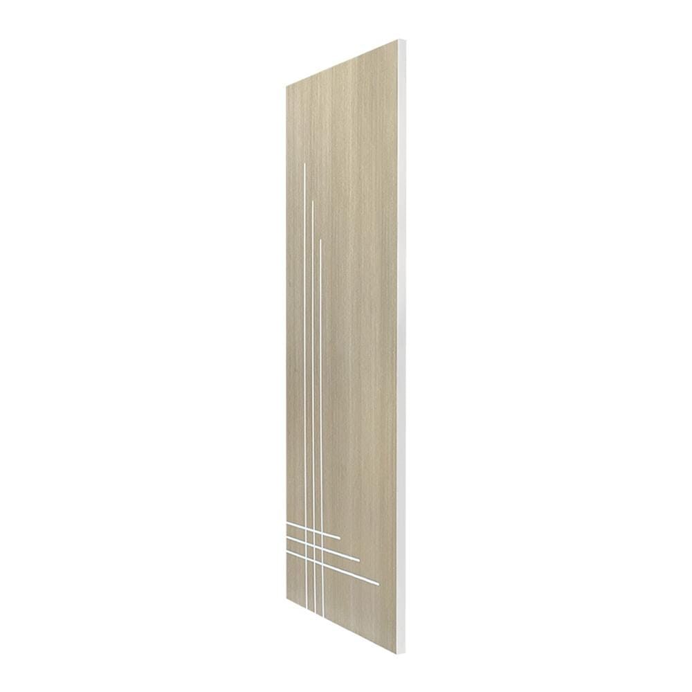 ประตูภายใน UPVC ไม่เจาะลูกบิด NAPA UA12 90x200 ซม. สีน้ำตาลเข้มลายไม้