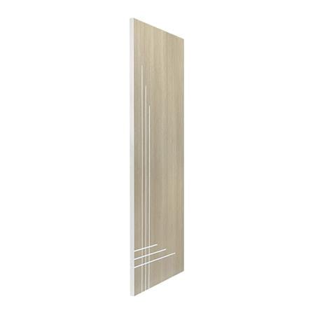 ประตูภายใน UPVC ไม่เจาะลูกบิด NAPA UA12 90x200 ซม. สีน้ำตาลเข้มลายไม้_1
