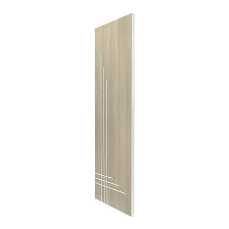 ประตูภายใน UPVC ไม่เจาะลูกบิด NAPA UA12 90x200 ซม. สีน้ำตาลเข้มลายไม้_2