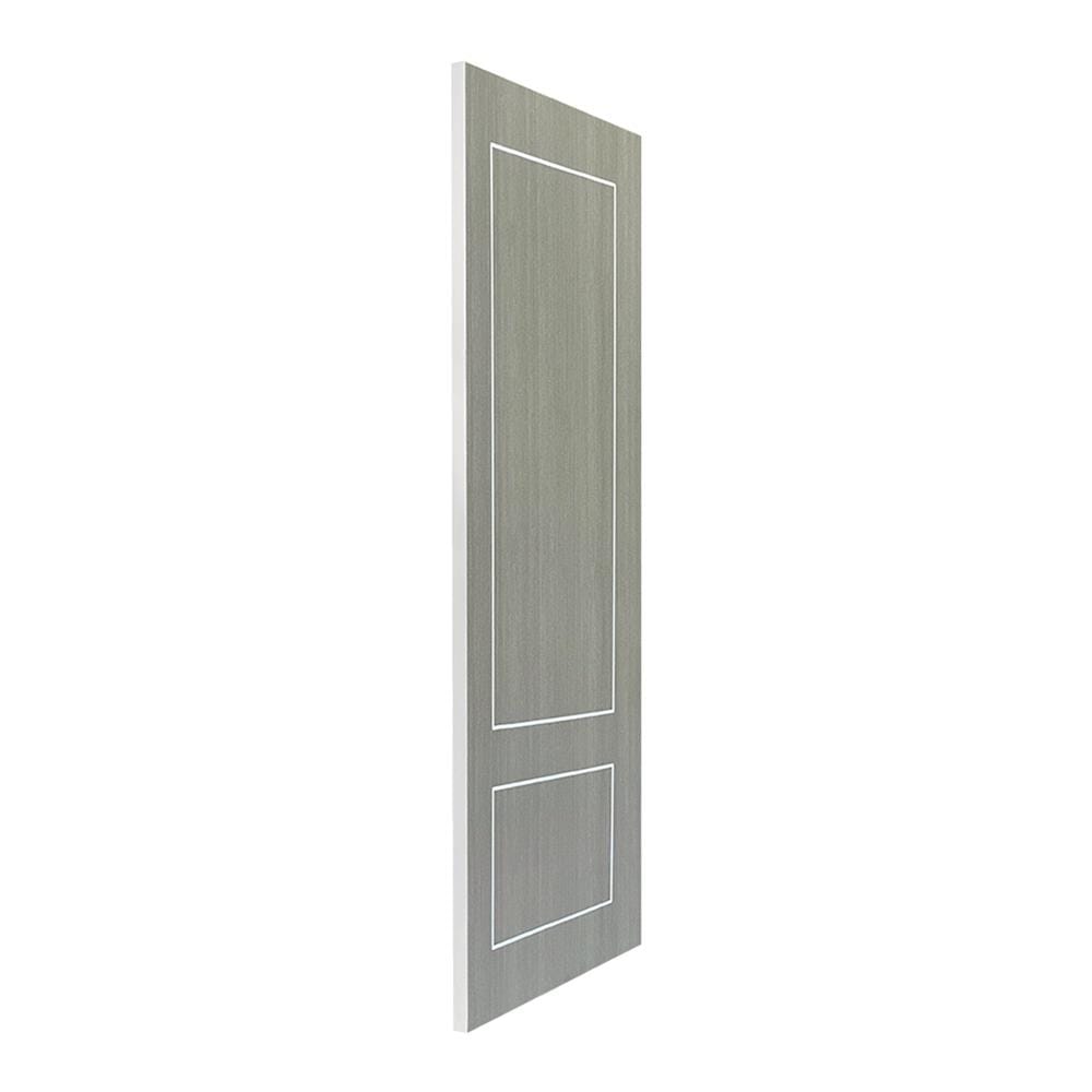 ประตูภายใน UPVC ไม่เจาะลูกบิด NAPA UA13 80x200 ซม. สีเทาลายไม้