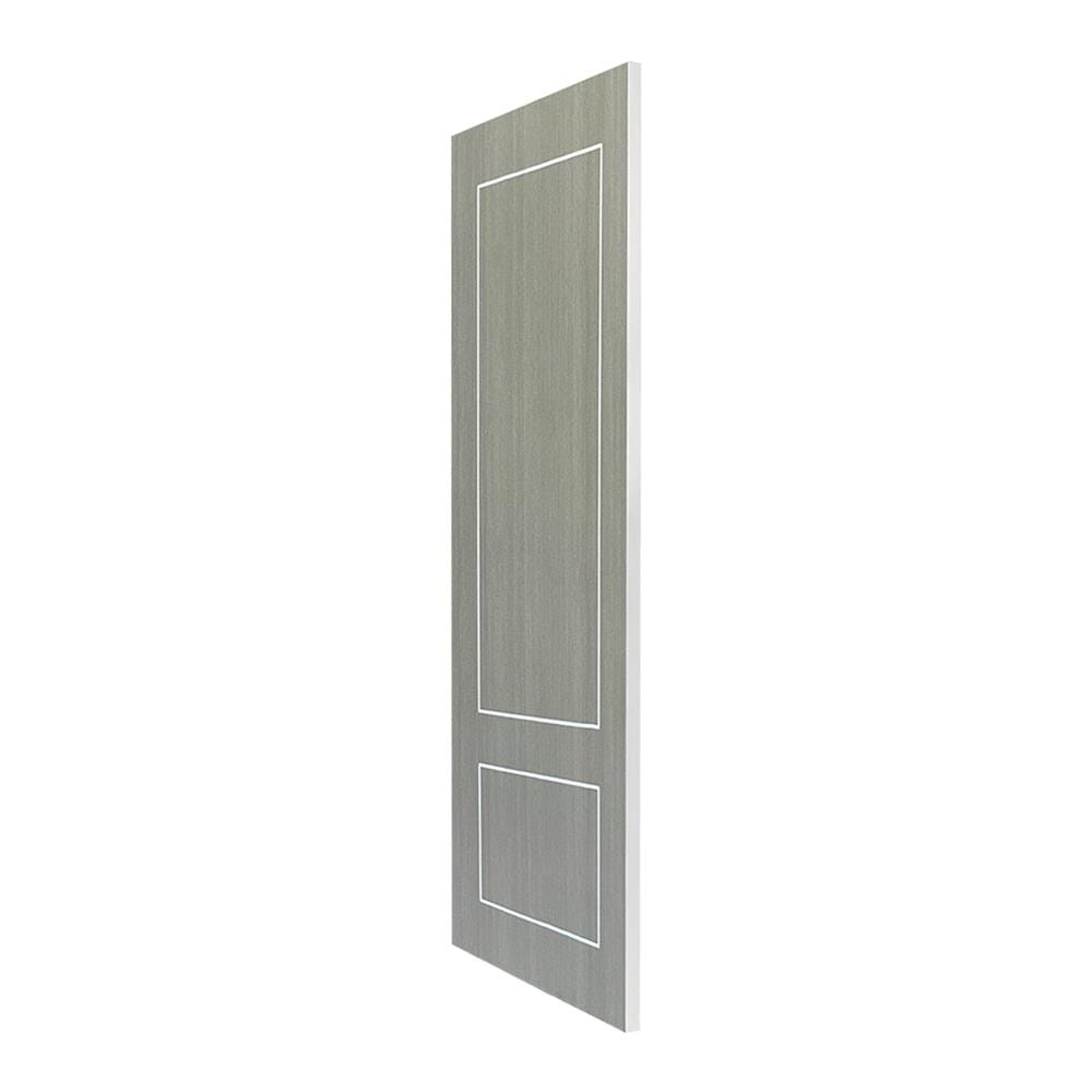 ประตูภายใน UPVC ไม่เจาะลูกบิด NAPA UA13 80x200 ซม. สีเทาลายไม้