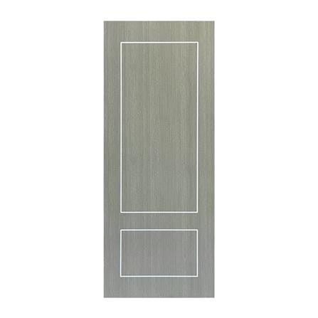 ประตูภายใน UPVC ไม่เจาะลูกบิด NAPA UA13 80x200 ซม. สีเทาลายไม้_0