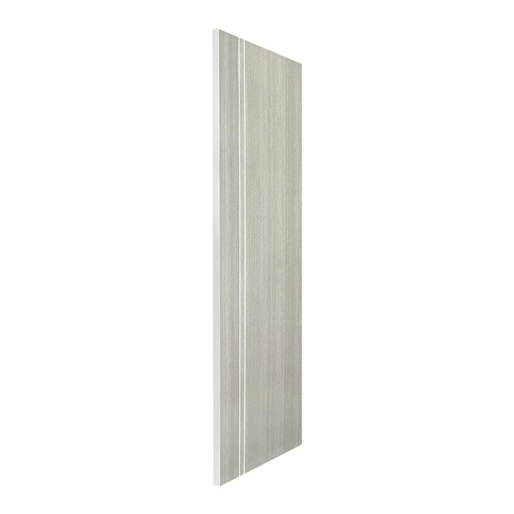 ประตูภายใน UPVC ไม่เจาะลูกบิด NAPA UA3 80x200 ซม. สีเทาลายไม้
