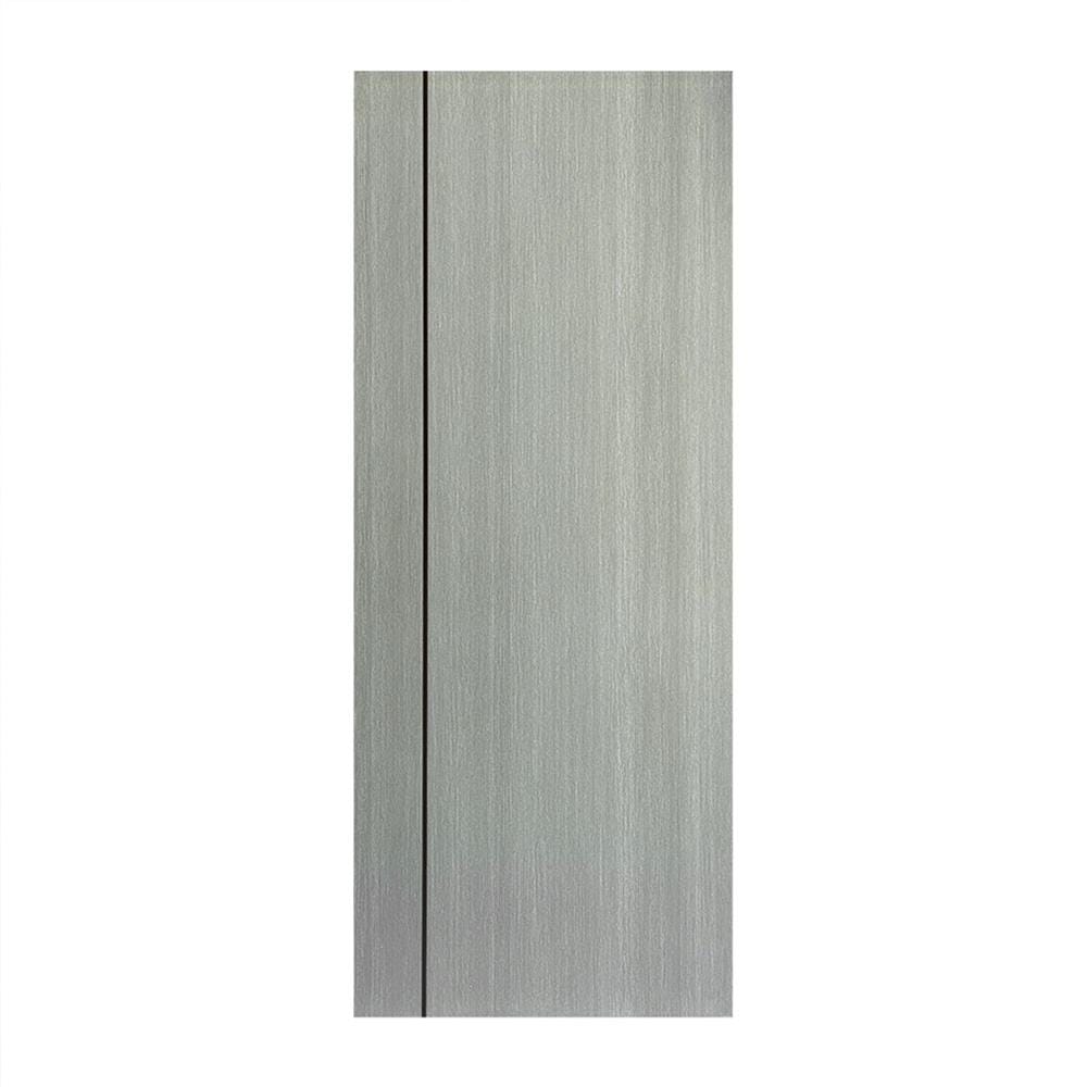 ประตูภายใน UPVC ไม่เจาะลูกบิด NAPA UA2B 80x200 ซม. สีเทาลายไม้