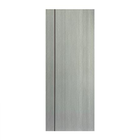 ประตูภายใน UPVC ไม่เจาะลูกบิด NAPA UA2B 80x200 ซม. สีเทาลายไม้_0