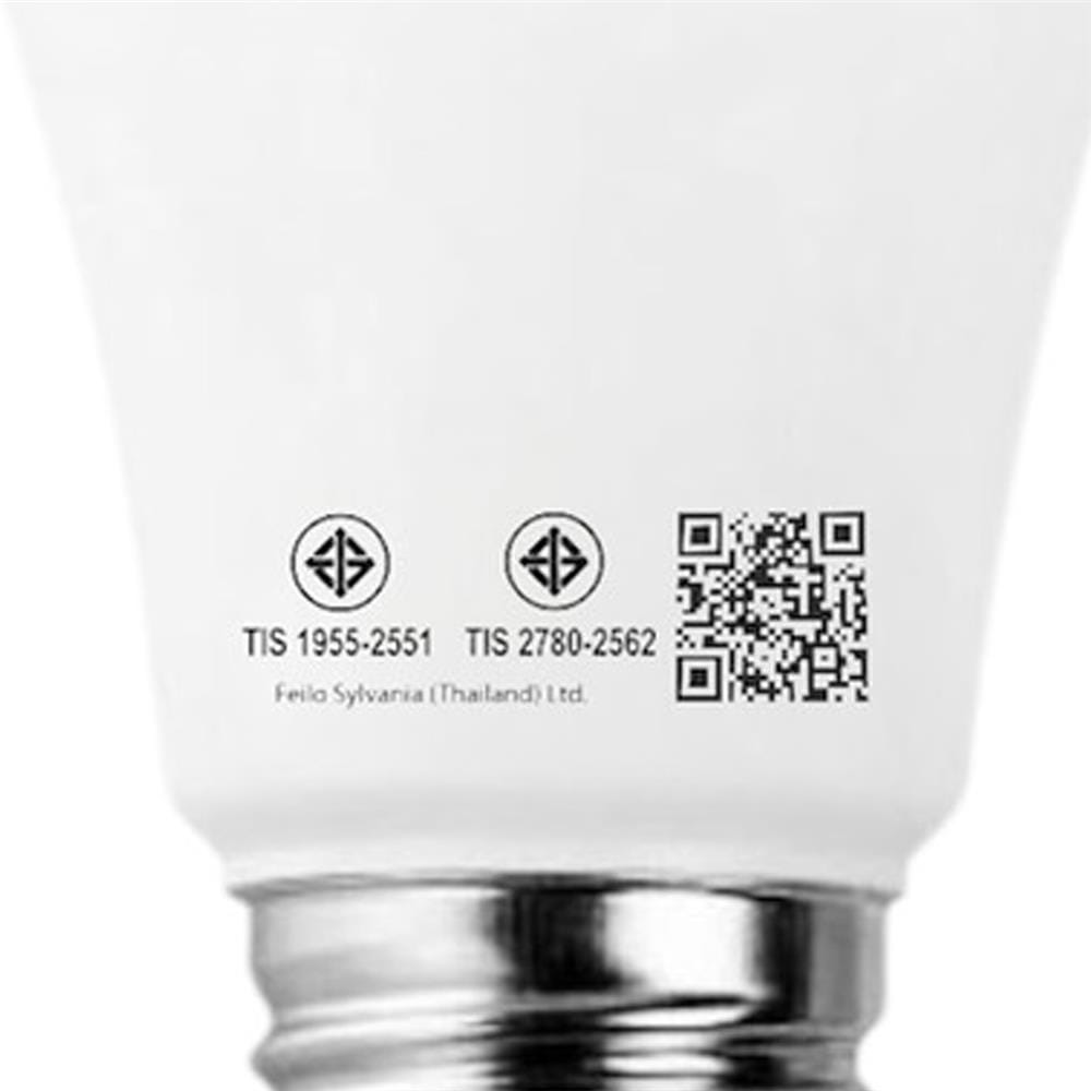 หลอด LED SYLVANIA A60 BASIC PLUS 15 วัตต์ COOL WHITE E27