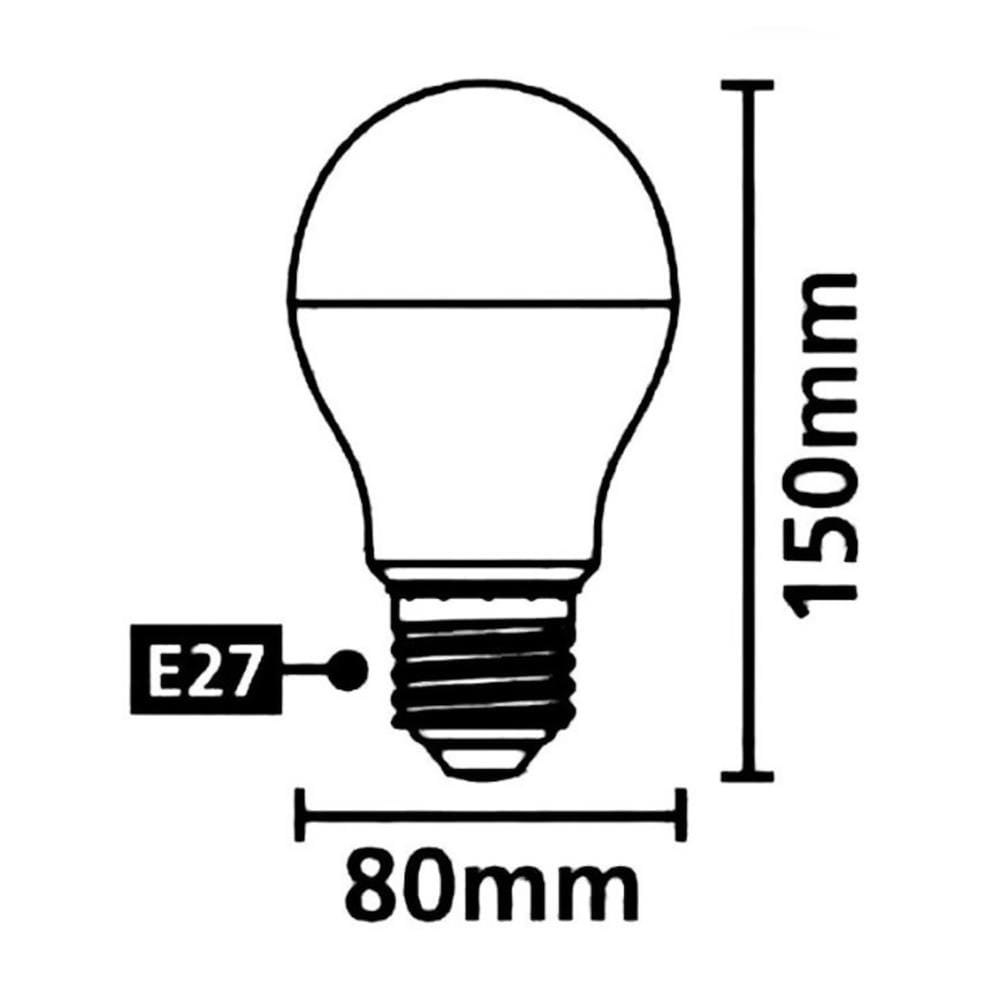 หลอดไฟ LED SYLVANIA A80 TOLEDO BASIC PLUS 20 วัตต์ COOL WHITE E27