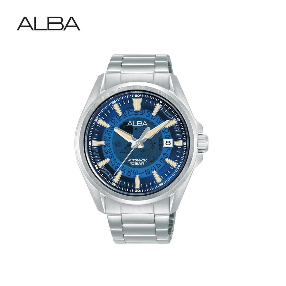 นาฬิกาข้อมือผู้ชาย ALBA รุ่น SPORTIVE AU4029X ขนาด 43 มม. สีฟ้า