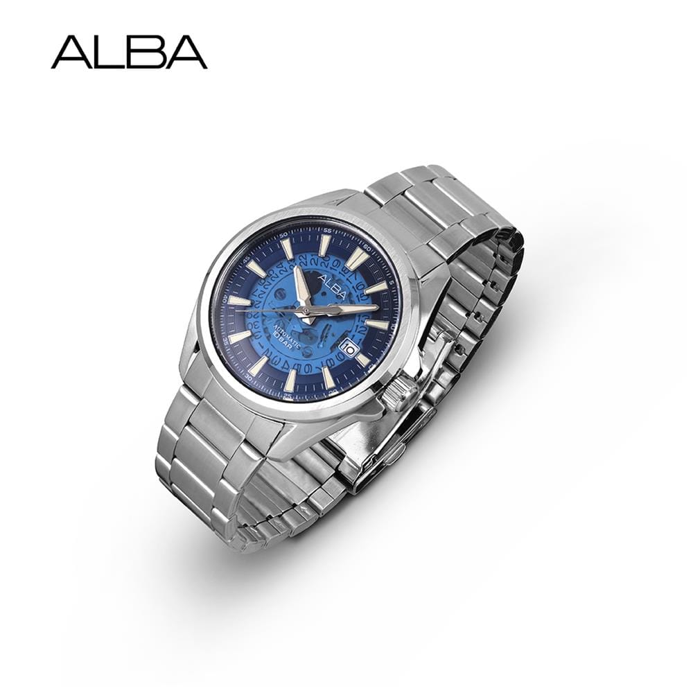 นาฬิกาข้อมือผู้ชาย ALBA รุ่น SPORTIVE AU4029X ขนาด 43 มม. สีฟ้า