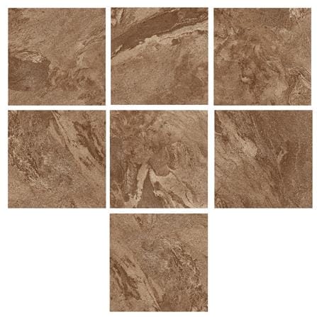 กระเบื้องพื้นพอร์ซเลน 16x16 นิ้ว COTTO บี ร็อค น้ำตาล PM 0.96 ตร.ม._1
