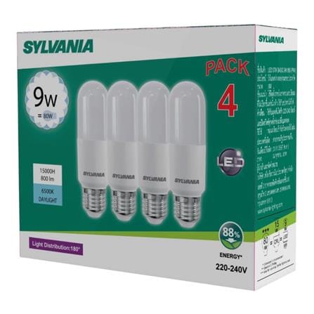 หลอด LED SYLVANIA STIK BASIC 9 วัตต์ DAYLIGHT E27 (แพ็ก 4 ชิ้น)_2