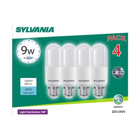 หลอด LED SYLVANIA STIK BASIC 9 วัตต์ DAYLIGHT E27 (แพ็ก 4 ชิ้น)_3