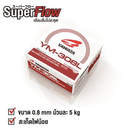 ลวดเชื่อมสเตนเลส YAWATA YM308L 0.8 มม. 5 กก._3