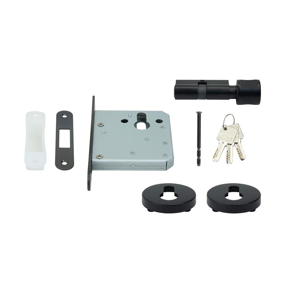 ตลับกุญแจ MORTISE HAFELE 499.65.015 สีดำด้าน