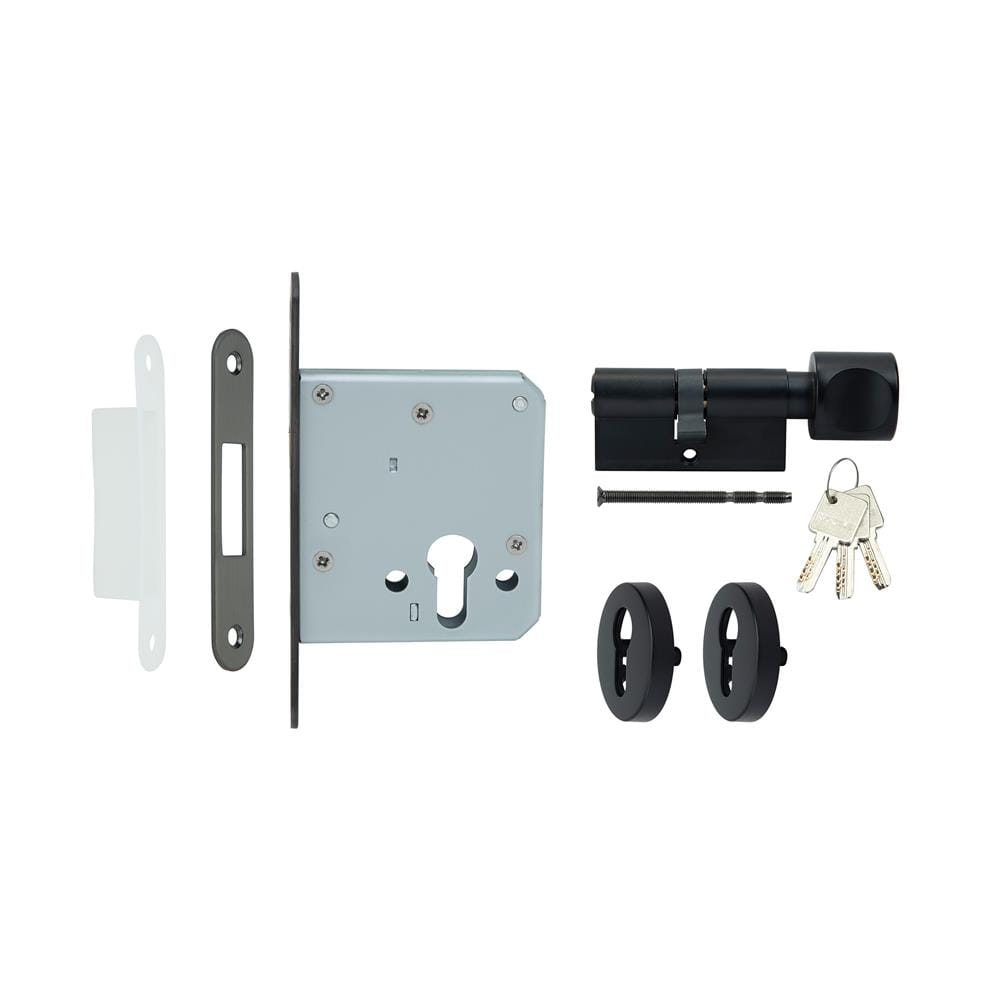 ตลับกุญแจ MORTISE HAFELE 499.65.015 สีดำด้าน