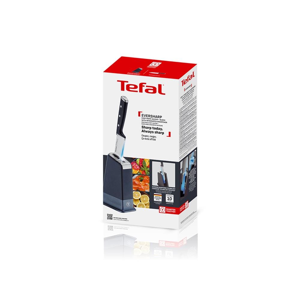 มีดพร้อมแท่นลับคม 30 ซม. TEFAL EVERSHARP