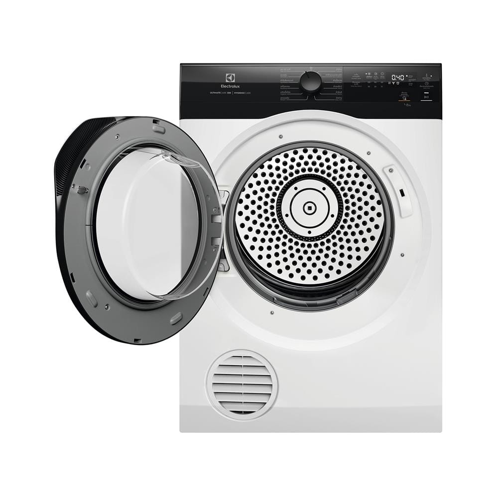 เครื่องอบผ้าฝาหน้าพร้อมขาตั้ง ELECTROLUX EDV804H3EC 8 กก. VENTING สีขาว
