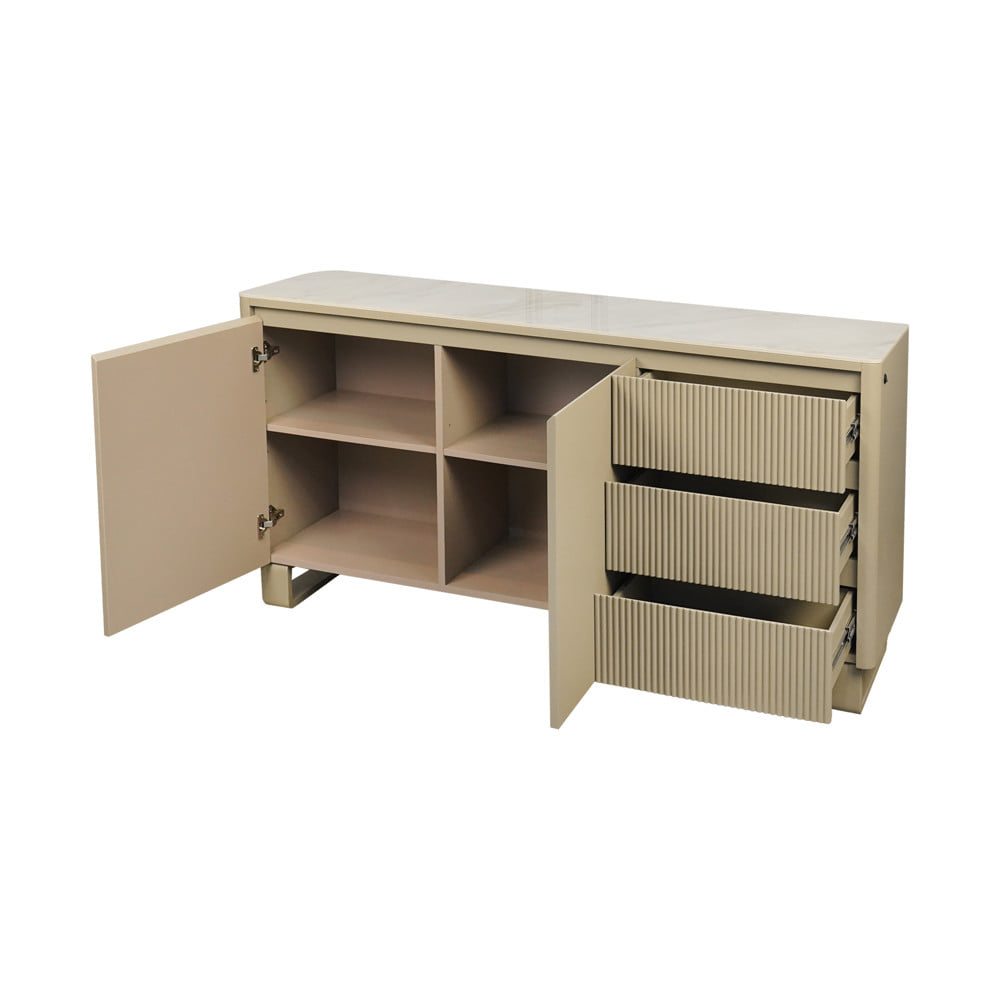 ตู้เตี้ยบานผสม  BENETTA SANDORA 160 ซม. สี TAUPE